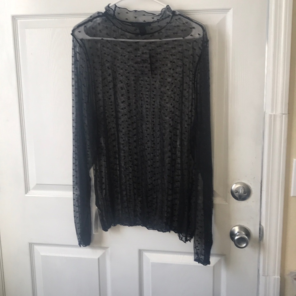 See through Black shirt